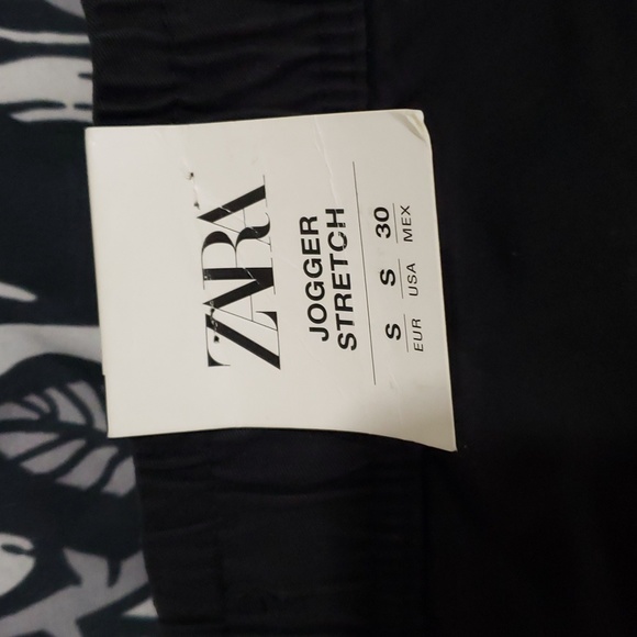 NWT Zara Mens Stretch Joggers Small NWT - Picture 4 of 4